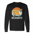 Incorgnito Welsh Corgi Sunset Retro Pet Dog Lover Owner Gift Long Sleeve T-Shirt