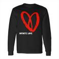 Infinite Love Valentine Heart Science Space Math InfinityLong Sleeve T-Shirt