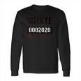 Inmate Prisoner Halloween Jail Costume Funny Long Sleeve T-Shirt