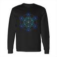 Intricate Detailed Metatrons Cube Sacred Geometry Long Sleeve T-Shirt