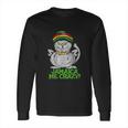 Jamaica Me Crazy Top Funny Gift Jamaican Reggae Music Cat Long Sleeve T-Shirt