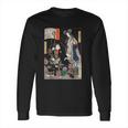 Japanese Retro Art Ninja Saving The Maiden Samurai Warrior Long Sleeve T-Shirt