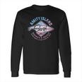 Jaws Amity Island Surf Purple Heather Long Sleeve T-Shirt