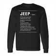 Jeep Noun Long Sleeve T-Shirt