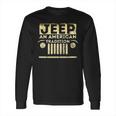 Jeep Retro Print An Amerian Enjoyable Gift 2022 Long Sleeve T-Shirt