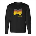 Jeep Willys Repeating Long Sleeve T-Shirt