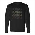 Jonas First Given Name Pride Vintage Distressed Long Sleeve T-Shirt