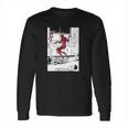 Junji Ito Popping Out Of Skin Black White Red Long Sleeve T-Shirt