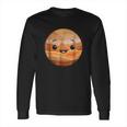 Jupiter Cute Happy Planet Solar System Galaxy Long Sleeve T-Shirt