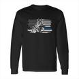 K9 Unit German Shepherd Dog Thin Blue Line Patriotic Police Long Sleeve T-Shirt