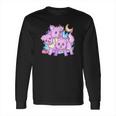 Kawaii Pastel Goth 3 Headed Dog Anime Long Sleeve T-Shirt