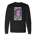 Kawaii Pastel Goth Art The Death Tarot Cute Cat Creepy Art Long Sleeve T-Shirt