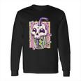 Kawaii Pastel Goth Creepy Skull Boba Bubble Tea Vaporwave Long Sleeve T-Shirt