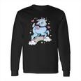 Kawaii Pastel Goth Cute Creepy Baphomet Satanist Goat Long Sleeve T-Shirt