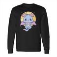 Kawaii Pastel Goth Cute Creepy Bat Dog Long Sleeve T-Shirt