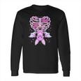 Kawaii Pastel Goth Cute Creepy Bat Skeleton Long Sleeve T-Shirt