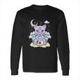 Kawaii Pastel Goth Cute Creepy Creature Skull Long Sleeve T-Shirt