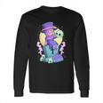 Kawaii Pastel Goth Cute Creepy Plague Doctor Skull Long Sleeve T-Shirt