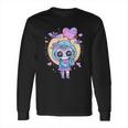 Kawaii Pastel Goth Cute Creepy Sugar Skull Day Of The Death Long Sleeve T-Shirt