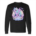 Kawaii Pastel Goth Unicorn Pony - Aesthetic Gothic Skeleton Long Sleeve T-Shirt