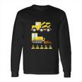 Kids Boys Construction Diggers And Trucks Long Sleeve T-Shirt