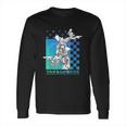 Kingdom Hearts Sora Donald Goofy Kanji Checkerboard Long Sleeve T-Shirt