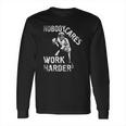 Lamar Jackson Nobody Cares Work Harder T-Shirt Long Sleeve T-Shirt