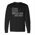 Lauren Jauregui Checklist Long Sleeve T-Shirt