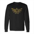 Legend Of Zelda Royal Crest Distressed Badge Long Sleeve T-Shirt