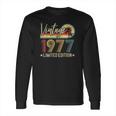 Limited Edition 1977 44Th Birthday Gift 44 Years Old Vintage Long Sleeve T-Shirt