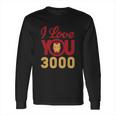 I Love You 3000 Helmet Logo Long Sleeve T-Shirt