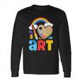 I Love Art Artist Painter Colorful Paintingkids Girls Long Sleeve T-Shirt