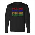 Lucky Casino Contestant Costume Pick Me Game Show Host Long Sleeve T-Shirt