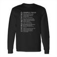 Lynyrd Skynyrd Simple Man Lyrics Long Sleeve T-Shirt