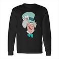 Mad Hatter Big Face Long Sleeve T-Shirt