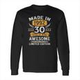 Made In 1992 30 Years Old Gifts 30Th Birthday Gift For Men Long Sleeve T-Shirt