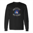 Majestic Merbeard Funny Bearded Mermaid Long Sleeve T-Shirt