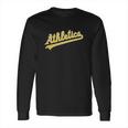 Majestic Oakland Athletics 2-Button Mens Jersey Long Sleeve T-Shirt