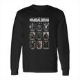 The Mandalorian Character Grid Long Sleeve T-Shirt