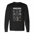 The Mandalorian Character Grid Long Sleeve T-Shirt