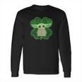 The Mandalorian The Child Good Luck Charm Shamrock Long Sleeve T-Shirt