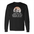 The Mandalorian Sleeping Child Silhouette Long Sleeve T-Shirt