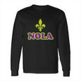 Mardi Gras Nola Long Sleeve T-Shirt