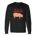 Meat Is Murder Tasty Murder Bacon By Zany Long Sleeve T-Shirt