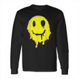 Melting Smiley Face Halloween Long Sleeve T-Shirt