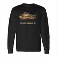 Mens Vintage US Army M1A1 Abrams Main Battle Tank Long Sleeve T-Shirt