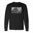 Milano Duomo Black And White Logo Image Long Sleeve T-Shirt