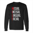 Milf Mesial Incisal Lingual Facial Funny Dental Long Sleeve T-Shirt