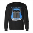 Mustang Boss 69 Blue Long Sleeve T-Shirt