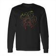 Naruto Shippuden Nine Tails Gradient Outline Long Sleeve T-Shirt